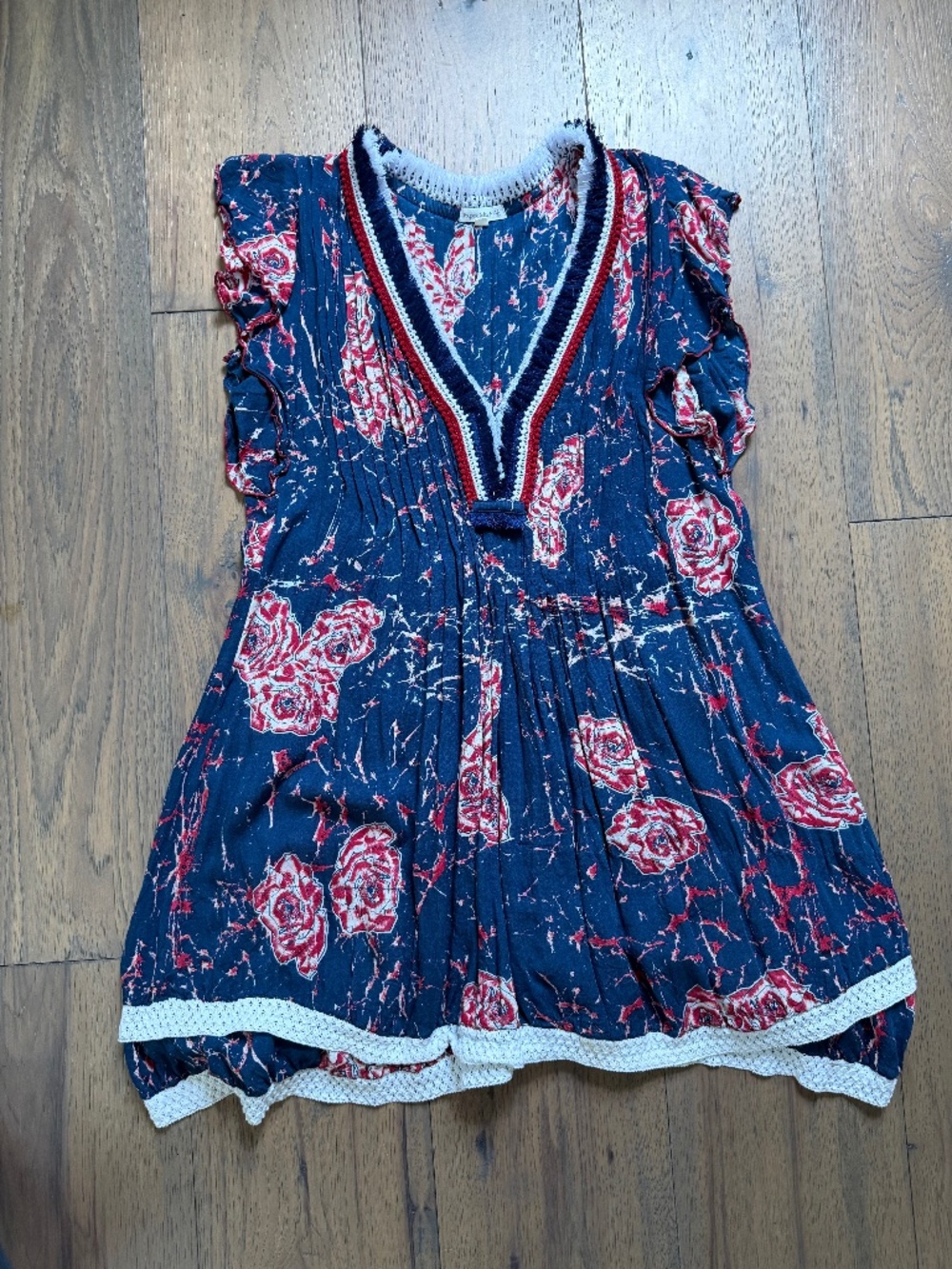 Poupette St. Barth floral Sasha mini dress, XS